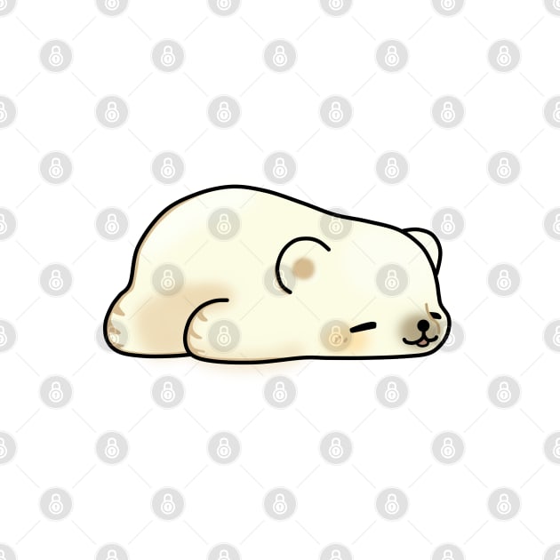 Lazy Little Polar Bear by SirBobalot