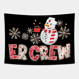 ER Crew Nurse Christmas Nurse Life Scrub Top Tapestry