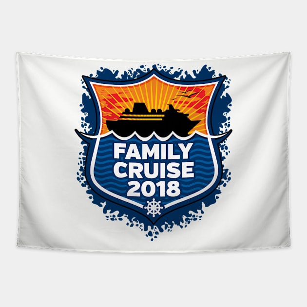 Family Cruise 2018 Tapestry by RadStar