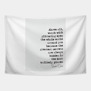 Roald Dahl Quote Tapestry