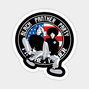 Black Panther Party BPP 1966 Afro Power Patriotic Magnet