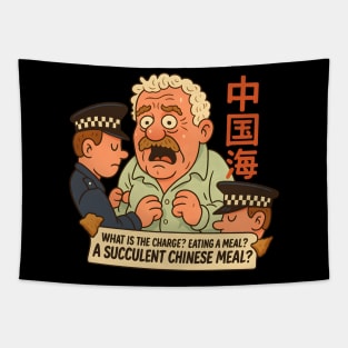 Democracy Manifest - A SUCCULENT CHINESE MEAL Metal Tapestry
