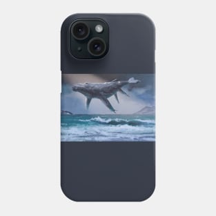 Flying whale Phone Case