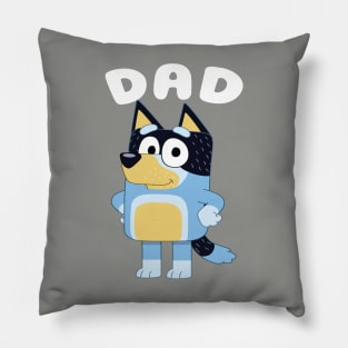 Bluey Dad Simple Vintage Pillow