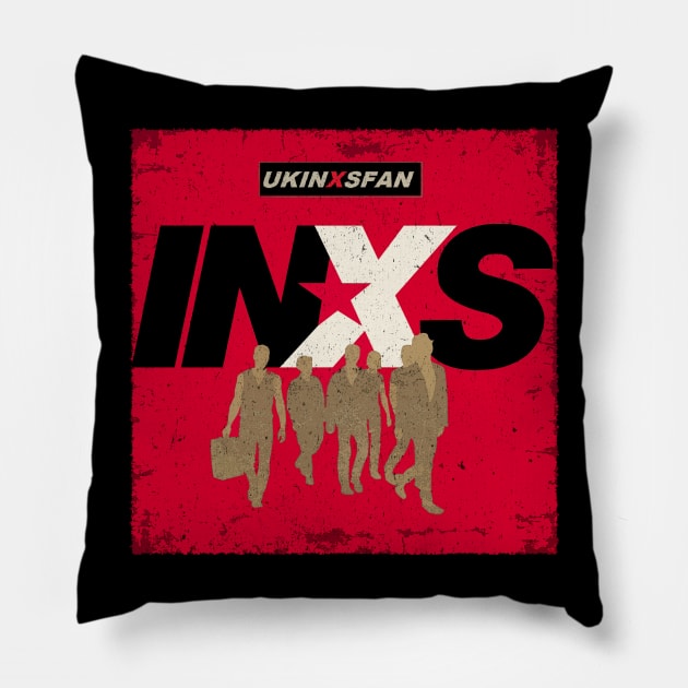 Inxs Intensity Capturing The Band's Electric Performances Pillow by Crazy Frog GREEN