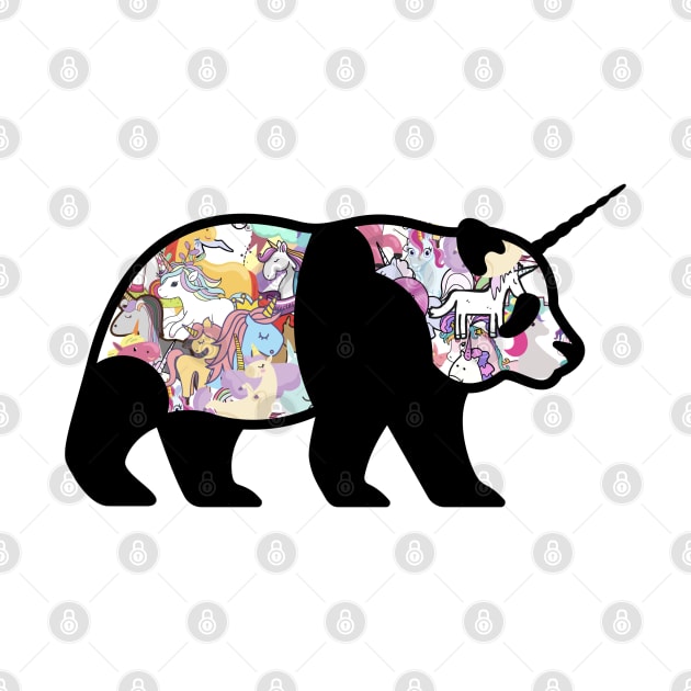 Unicorn Panda Unicorn Panda Birthday Cool Unique Graphic by Dad and Co