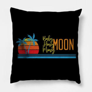 Babymoon honeymoon money. Expecting vacations. Pillow