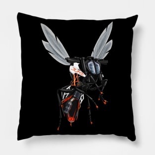 KTM Duke Wasp White Pillow