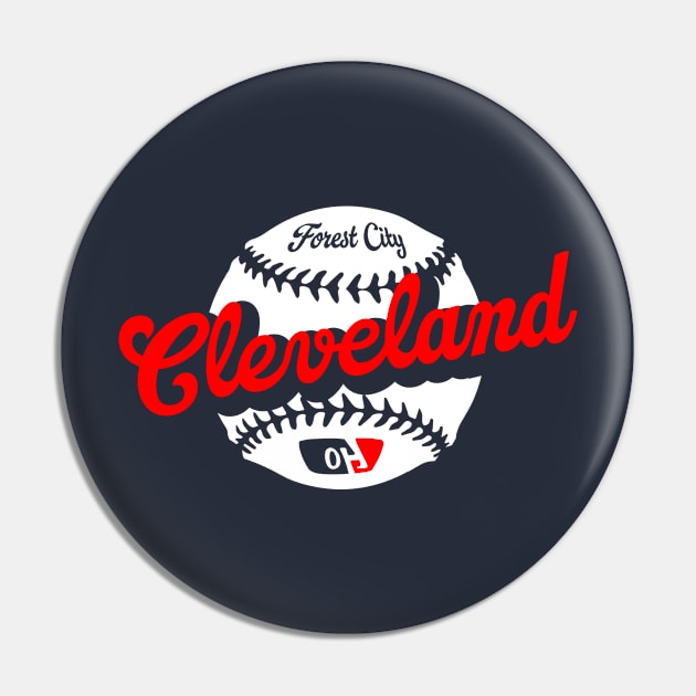 Cleveland Baseball Pin by Throwzack