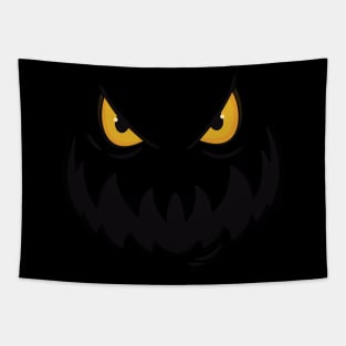 Halloween Pumpkin Face Tapestry