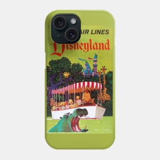 Vintage Travel Poster - Famous Amusement Park Phone Case