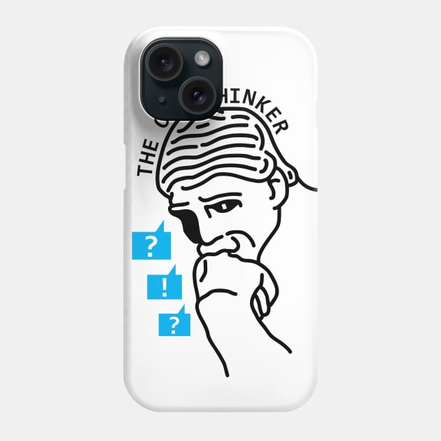 The Overthinker Aesthetic Doodle Phone Case by sadpanda