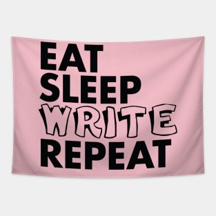 Eat, sleep - write - repeat Tapestry