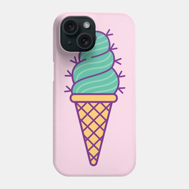 Succulent Ice Cream Phone Case by Millusti