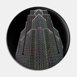 Office Block Abstract Pin