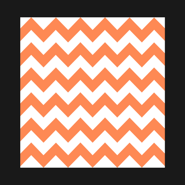 Chevron (Orange) by karlaestrada