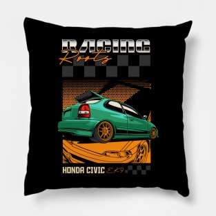Civic EK9 Driving Heritage Pillow