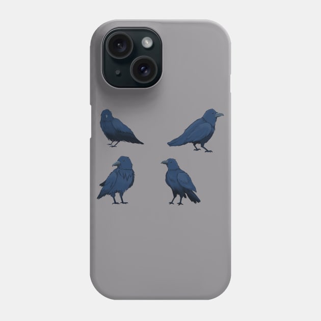 crows Phone Case by Dogfather