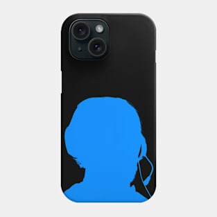 Teachurb Gamer Headset Silhouette Streamer Phone Case