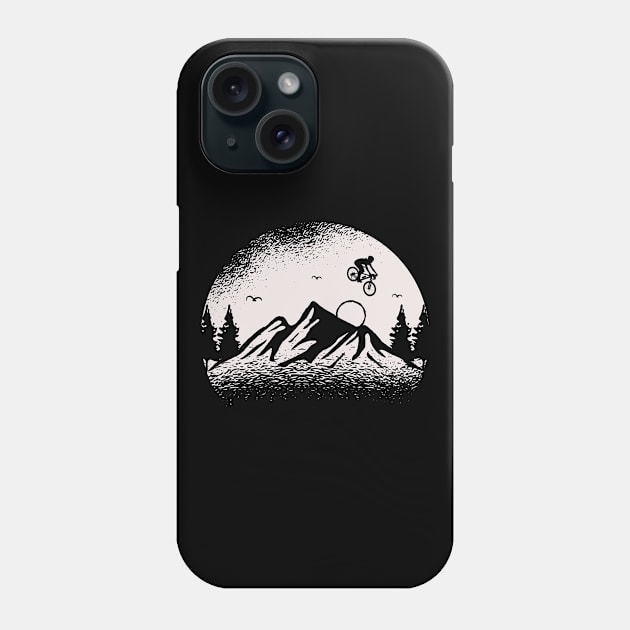 Mountain Biking Phone Case by shirtsyoulike