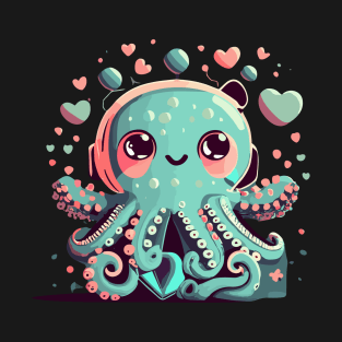 Octopi My Heart Octopus T-Shirt