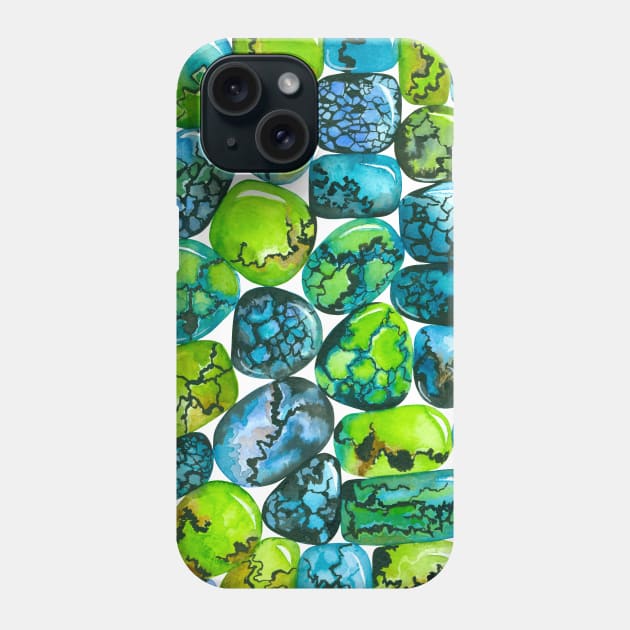 Turquoise pattern Phone Case by katerinamk