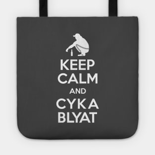 Keep Calm And Cyka Blyat - Boris Slav Gopnik Gamer Tote