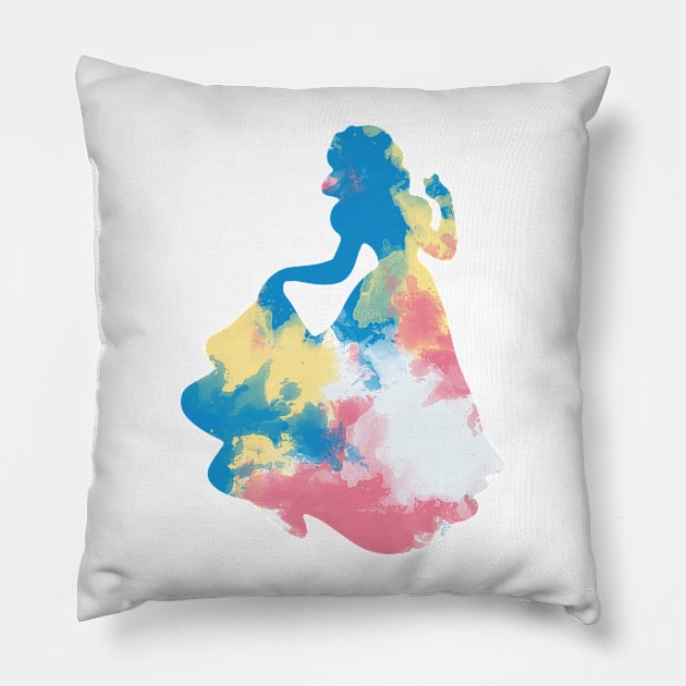 Character Inspired Silhouette Pillow by kimhutton