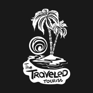 Traveling Tourist island with palm Trees T-Shirt