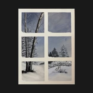 Winter through the window T-Shirt