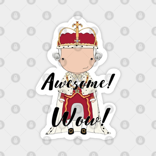 Awesome! Wow! Magnet by Jen Talley Design
