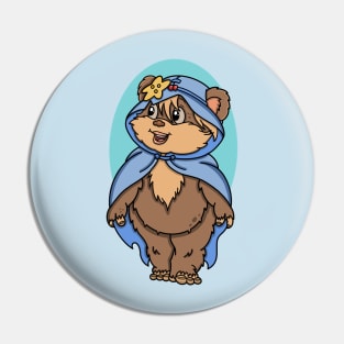 Cloaked Bear Pin