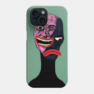 ONE DUDE, TWO MOODS Phone Case