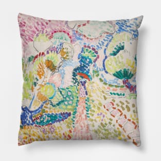 Madame Matisse in the Olive Grove (1905) Pillow