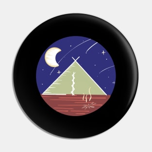 Camping Under the Stars / Nature Camping Trip Pin