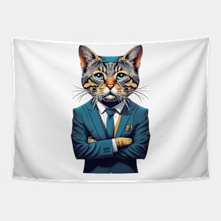 Business Cat Tapestry