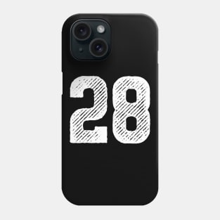 Rough Number 28 Phone Case