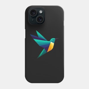 Paradise Bird - Geometric bird design for the environment Phone Case