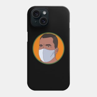 A Man Wearing a Mask Phone Case