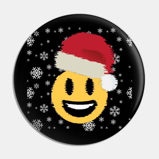 Santa Smiley Pin by Gileart