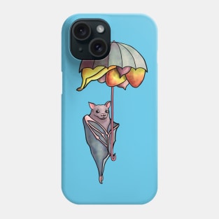 Cute Fruit Bat with Fruit Basket Umbrella Phone Case