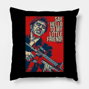 Tony montana graphic design Pillow