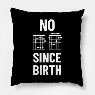 No BF Since Birth B and F Chords Tabs Dark Theme Pillow