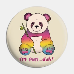 Pan Pride Panda Pin