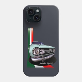 Alfa Romeo Giulia Super Tricolour Design Phone Case