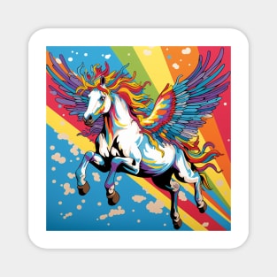 Pride Pegasus Pop Art 2 Magnet