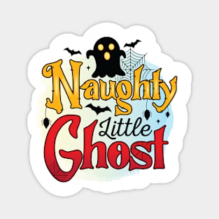 Naughty little Ghost Halloween Magnet