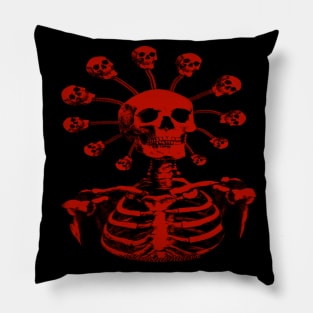 Halloween Queen in Red Pillow