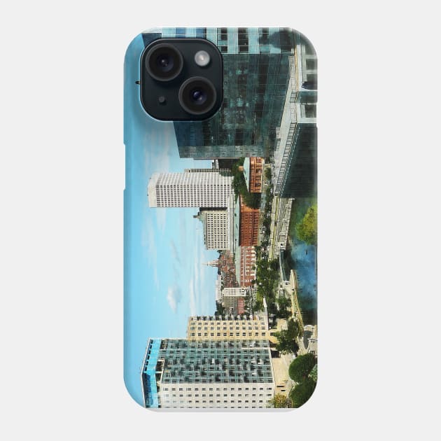 Providence RI Skyline Phone Case by SusanSavad