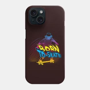 Skateboard Design, multi color design Phone Case